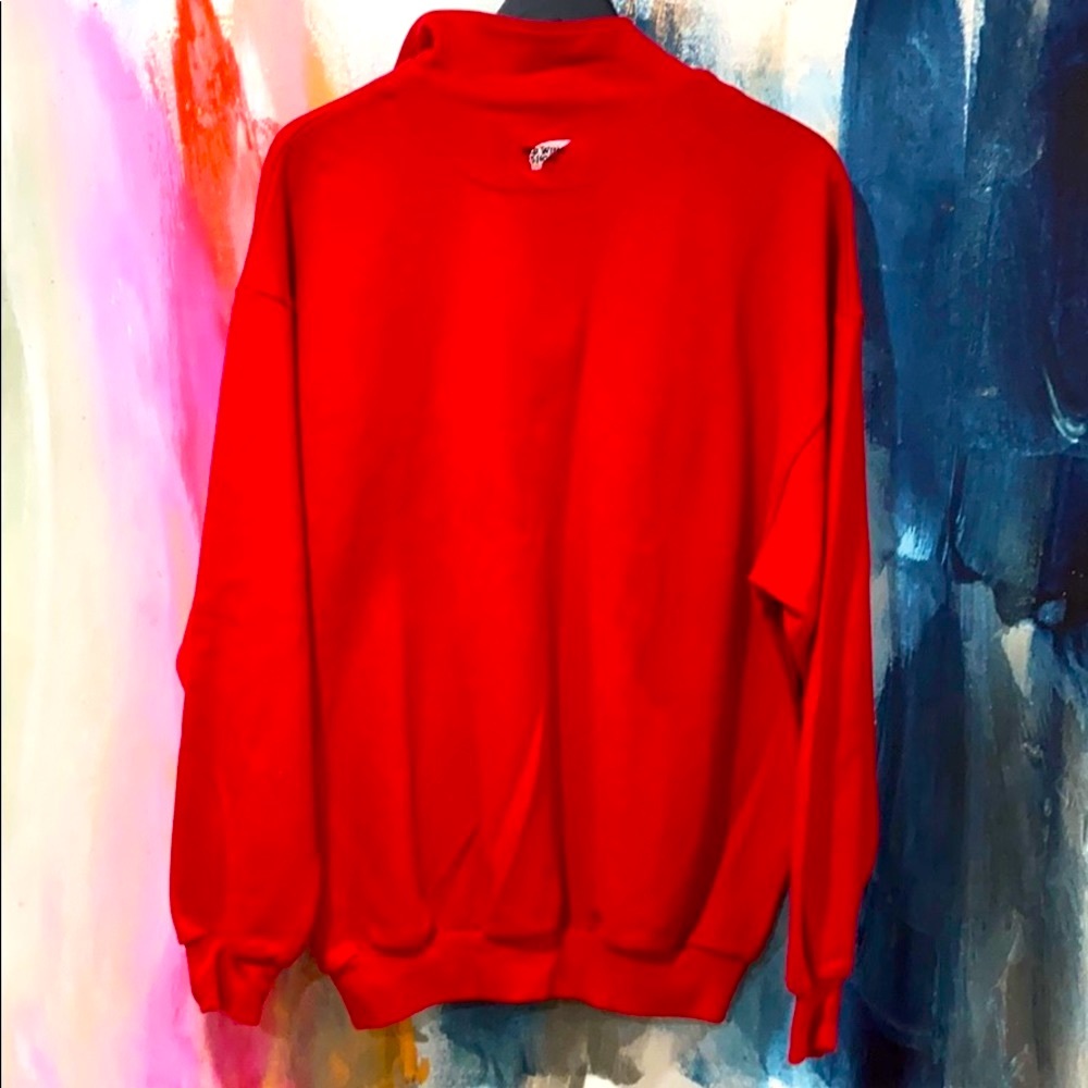š„ECš„RedWing Shoes RacingTeam Promo Quarter Zip Sweater - Picture 8 of 8